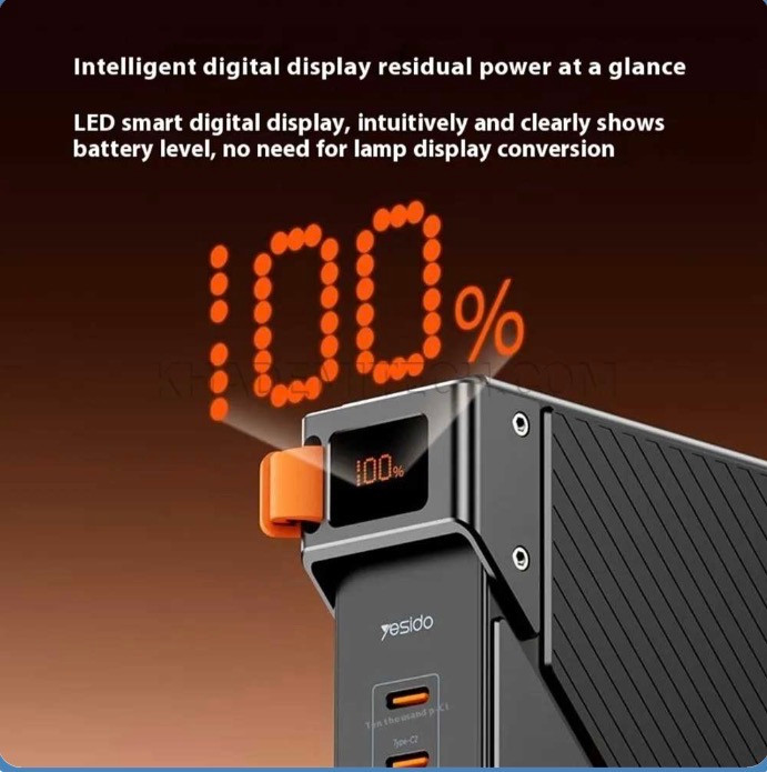 پاور بانک یسیدو ۲۰۰۰۰mAh-65W